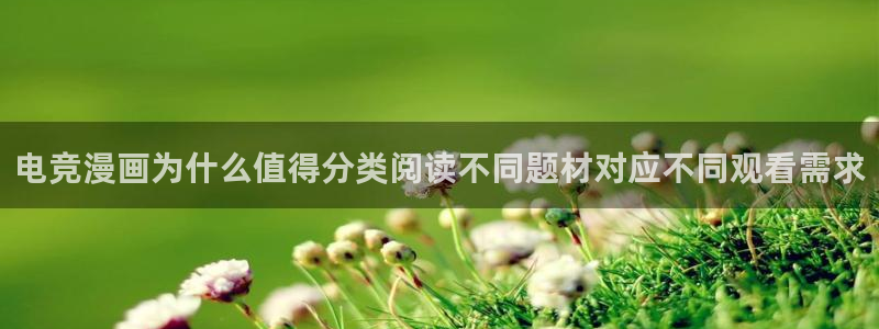51漫画入口大全：电竞漫画为什么值得分类阅读不同题材对应不同观看需求